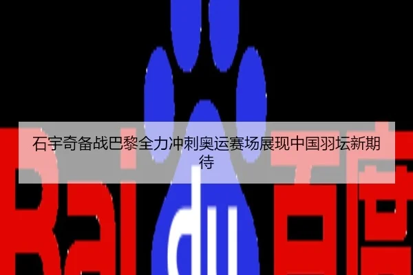 石宇奇备战巴黎全力冲刺奥运赛场展现中国羽坛新期待